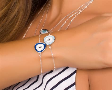 Evil Eye Bracelet - Silver Bracelet for Women