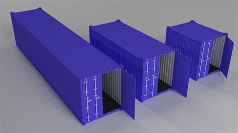 Shipping Containers 3D | CGTrader