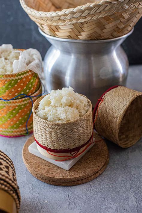 How to Make Thai Sticky Rice in a Bamboo Steamer - Simply Suwanee