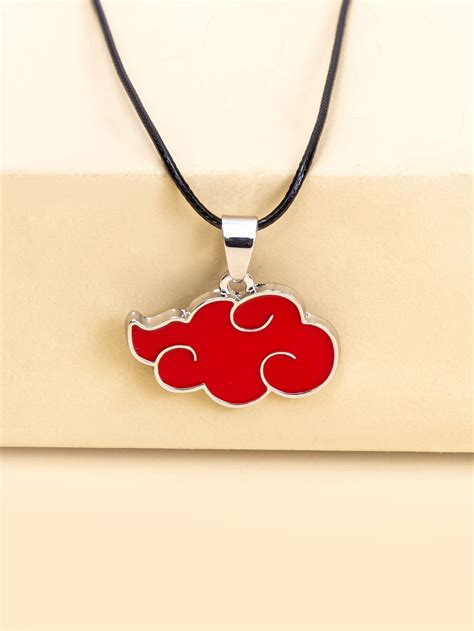 Red Cloud Pendant Necklace