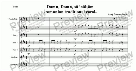 Domn Domn sa naltam - Download Sheet Music PDF file