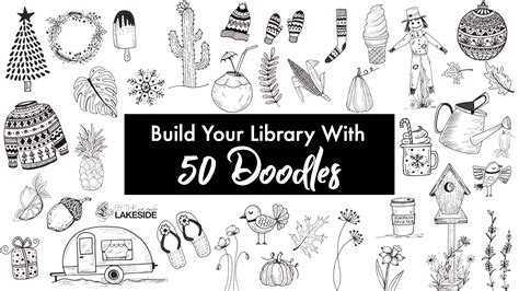 Build Your Own Doodle Library: 50 Unique Doodle Ideas that ANYONE can ...