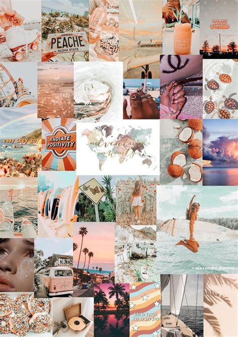 Summer Vibes Wallpaper Collage