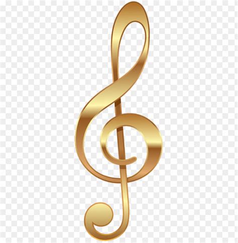 free PNG Download gold treble clef png images background PNG images transparent