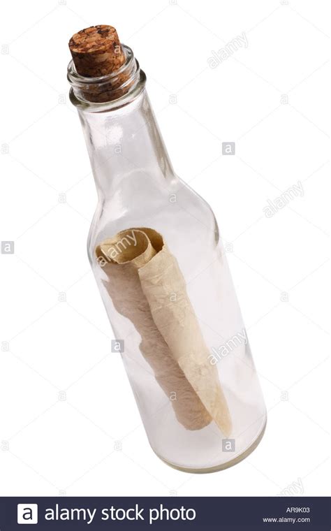 Message in a bottle Stock Photo - Alamy