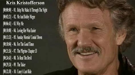 Kris Kristofferson Greatest Hits || Best Songs Of Kris Kristofferson - YouTube