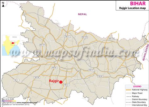 Where is Rajgir Located in India | Rajgir Location Map,Bihar