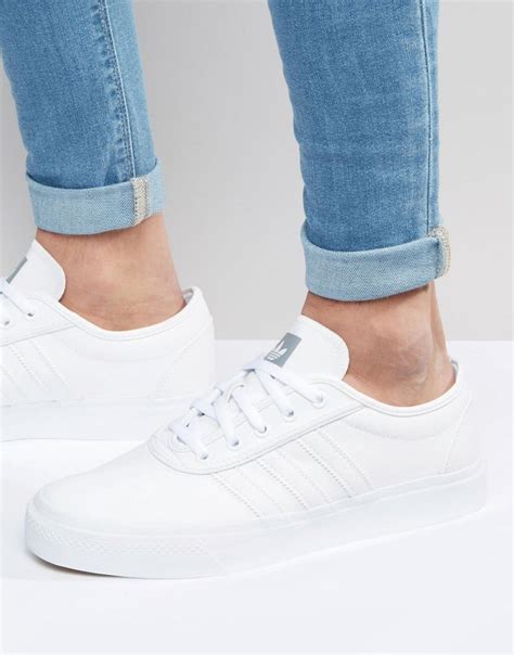 adidas Originals Adi-ease Leather Sneakers In White D69229 - White for ...