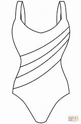 Girl Swimsuit coloring Page  Free Printable Coloring Pages sketch template