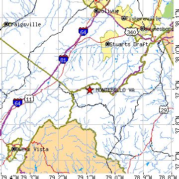 Montebello, Virginia (VA) ~ population data, races, housing & economy