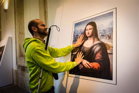 This is the first museum where blind people can see art with their hands