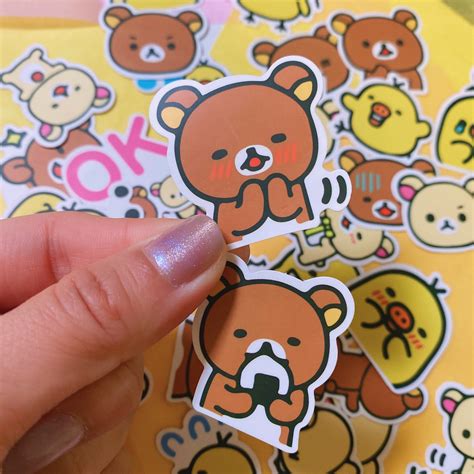 Rilakkuma Stickers 40 Assorted Rilakkuma Stickers | Etsy