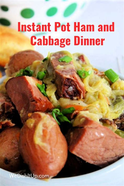 The Best Instant Pot Ham and Cabbage Dinner | Recipe | Ham and cabbage ...