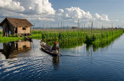 Floating Gardens in Inle Lake, Myanmar | I came across this … | Flickr