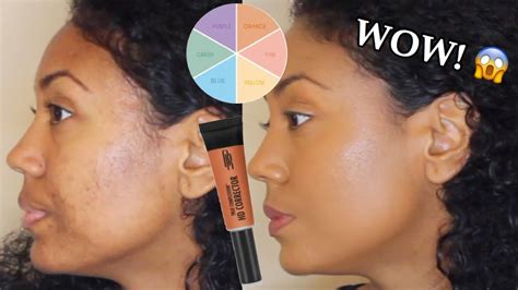 How To Color Correct Dark Spots on Dark Skin | Color Correcting Dark ...