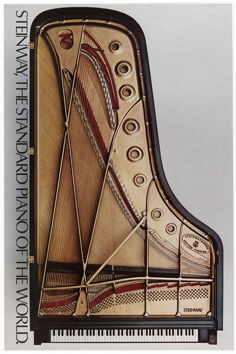 Poster, "Piano, Steinway and Sons", 20th century | Steinway, Piano ...