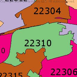 Alexandria Va Zip Code Map - Maping Resources