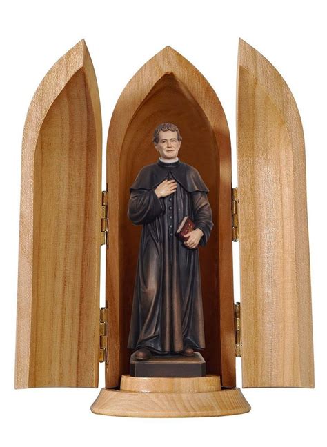 Statue of St. John Bosco Don Bosco With Niche Carved in - Etsy in 2022 ...