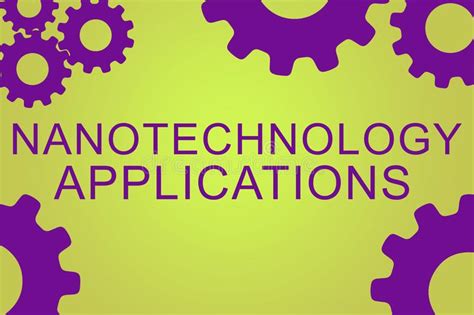 Nanotechnology Applications Infographic Report Stock Vector - Illustration of icons ...