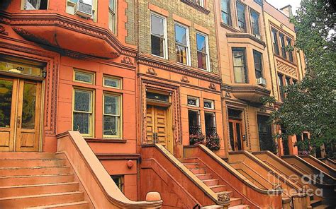 Harlem Brownstones Photograph by Rudy Collins - Fine Art America