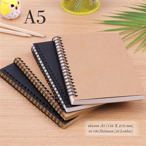 Jual Buku A5 Notebook / Sketchbook - Buku catatan Notes Book Diary ...