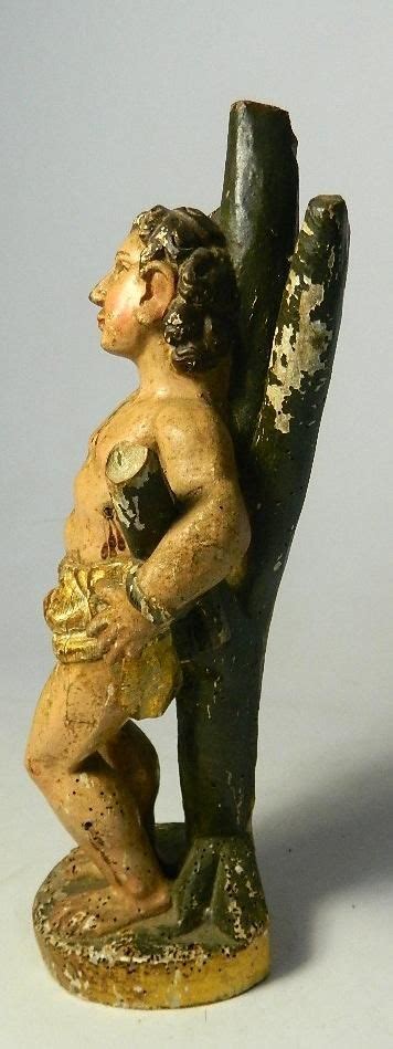 A 17th Century Polychrome Wood Statue of Saint Sebastian (39 cm) AUD400-AUD600 | San sebastian