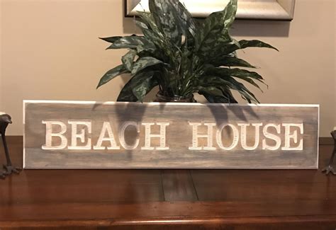 10+ Wooden Beach House Signs