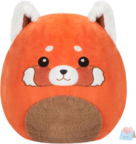 CozyWorld 13" Red Panda Plush Pillow Soft Durable Stuffed Animal Cute Toy for Bedtime & Playtime ...