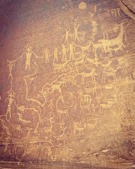 Found some petroglyphs on a hike in utah. : r/pics