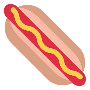 Hot dog emoji clipart. Free download transparent .PNG | Creazilla