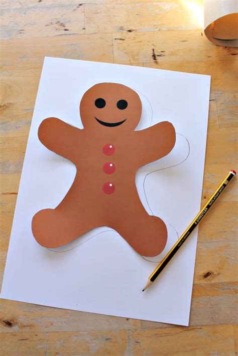 Gingerbread Man Craft Printable