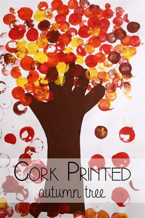 Simple Autumn Tree Art for Preschoolers | Autumn crafts, Harvest crafts, Fall arts and crafts