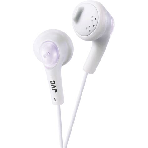 JVC HA-F160 Gumy Earbuds (White) HA-F160W B&H Photo Video