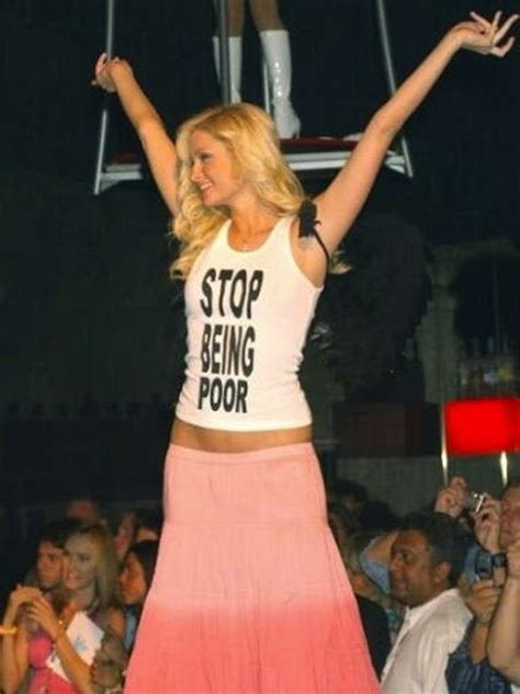 STOP BEING POOR Tank Top Funny Y2K 2000s Paris Hilton Shirt - Etsy UK