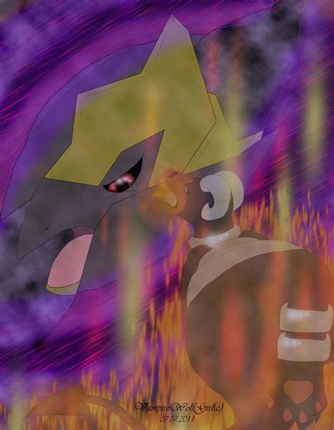 .:Haxorus vs Houndoom:. by SillyTheWolf on DeviantArt