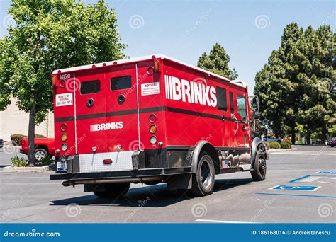 May 21, 2020 Sunnyvale / CA / USA - Brinks Armored Truck Safely ...