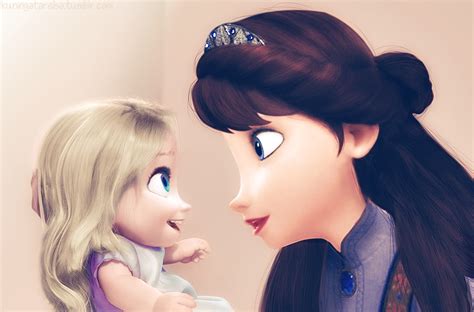 Baby Elsa and her Mother - Elsa and Anna Photo (37482271) - Fanpop