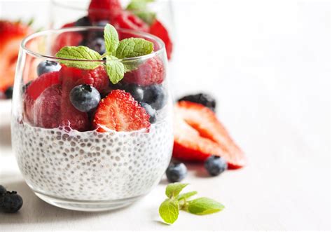 Almond Milk Chia Seeds Pudding With Fresh Fruits Recipe by Archana's Kitchen