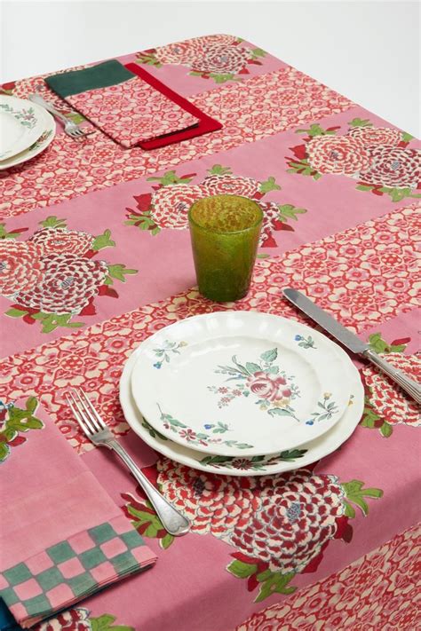 cotton cloth 180x270cm corolla frida purple | Easter tabletop decor, Dinner table setting, Table ...