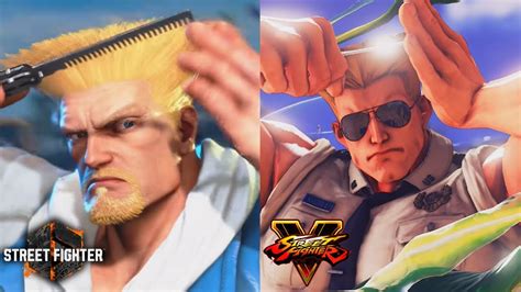 Guile Moves/Gameplay COMPARISON for SFV and SF6 | Guile Street Fighter ...