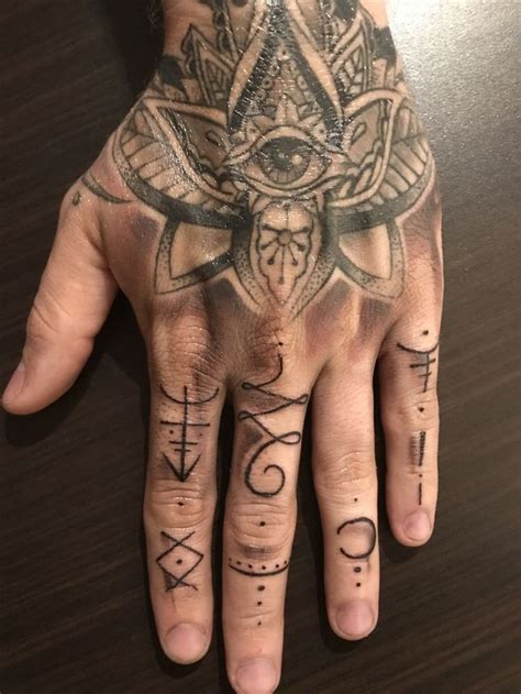 Pin by TheLife on MaleTattooType // MTT | Tribal hand tattoos, Men finger tattoos, Hand tattoos ...