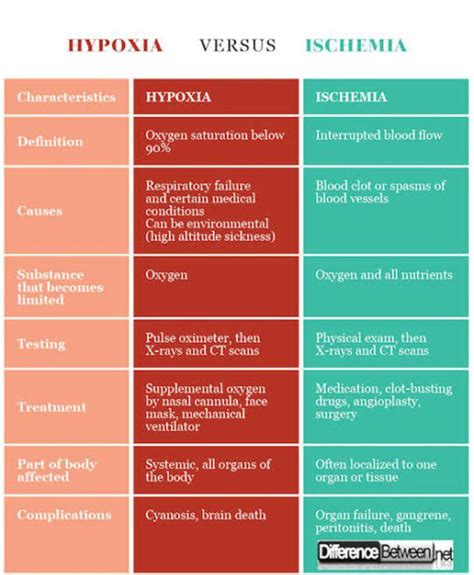 Hypoxia vs Ischemia - MEDizzy