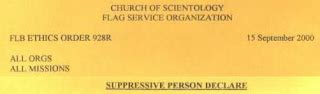 The Ex Scientologist: Scientology 101 - Suppressive Persons