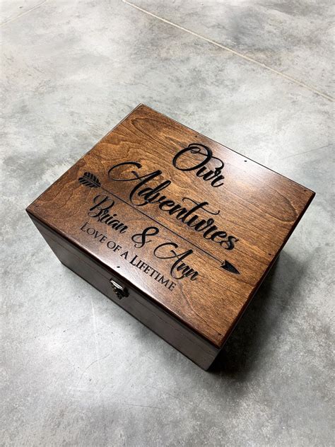 Memory Box Wooden Box Keepsake Box Gift Idea for Men | Etsy | Keepsake ...