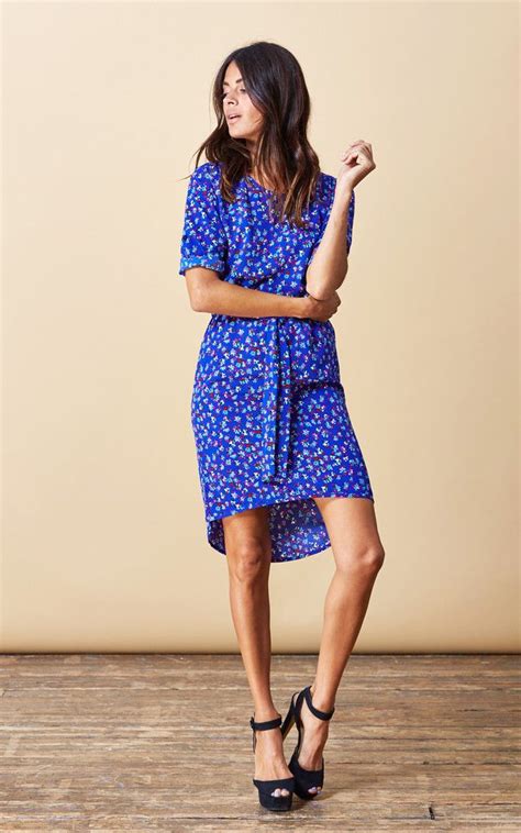 Dancing Leopard | Floral blue dress, Light blue summer dress, Summer dresses uk