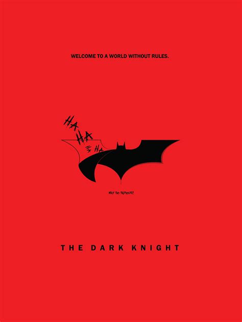 The Dark Knight #Red #Minimal Why So Serious? #4K #wallpaper #hdwallpaper #desktop | Dark knight ...