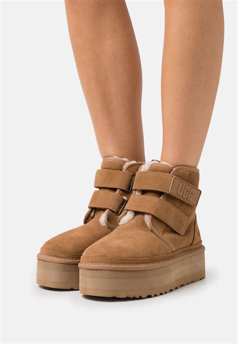 UGG NEUMEL PLATFORM - Winter boots - chestnut/cognac - Zalando.co.uk