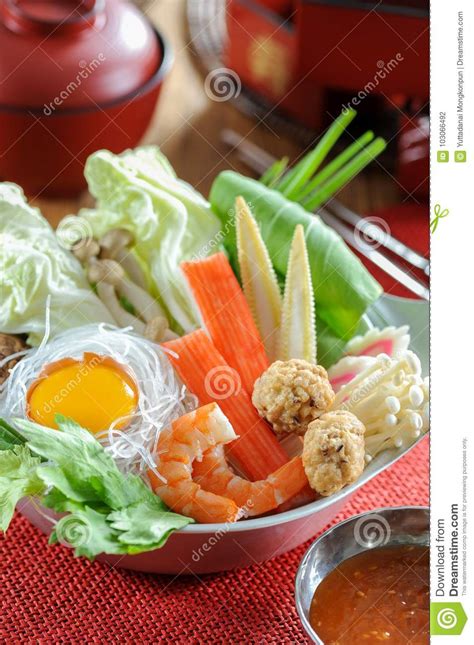 Sukiyaki stock photo. Image of gourmet, ingredient, shabu - 103066492