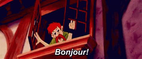 When You Want To Say Hello And Be Fancy GIF - Bonjour Hello Hi - Discover & Share GIFs