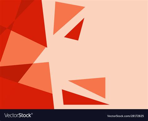 Background design with red abstract patterns Vector Image